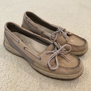Sperry Tan Boat Shoes